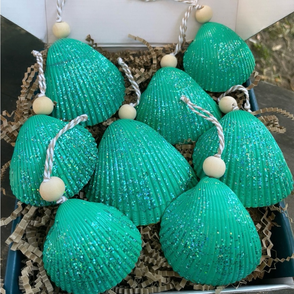 Hand Painted Shell Ornaments